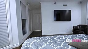 Blonde Stepmom Craves Young Cock on Sofa