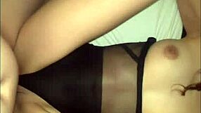 Fucking big ass ebony latina amateur in lingerie