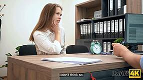 Naughty Office Teen Gets Spanked Hard Then Fucked For Slutty Seduction!