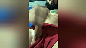 Pierced Nipples Brazilian Solo Tattoo Babe Aching for Hard Cock on Bed