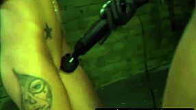 kendras small tits bounce as she's bound and strapon fucked into submission