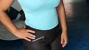 neighbor visits for husband but ends up riding my pussy before he returns