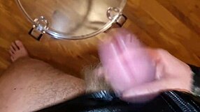 Squirting Cumshot And Sexy Moans With Piss And Leather Jacket Dirty Talk Handjob