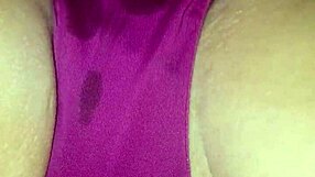 Lips parting to reveal hidden moist secrets