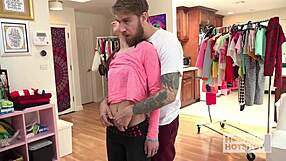 BTS Avery Moon Begs Bryan Gozzling To Fuck Her Wet Skinny Pussy Hard!
