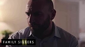 hot-headed stepdaughter goes intense with stepdad on the bed