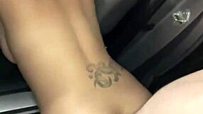 Streetwalker pigtails slut deepthroats then rides cock public cum mouth