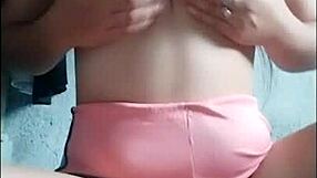 Tiny Filipina Tease Fingers Her Perky Small Tits And Wet Pussy In Homemade Orgasm Show