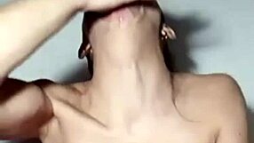 KAROGOK! gagging submissive latina argentina CHOKES on deepthroat cock