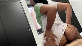 close up i fuck my friend's curvy colombian wife outdoors licking her natural tits