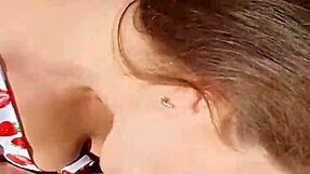 Stunning river blowjob close up deepthroat big cock cum by cristallgloss couple outdoor!