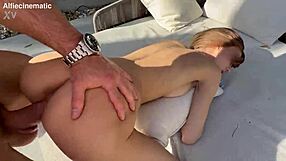 you won't believe how this petite horny babe christina sage gets pounded pov style!