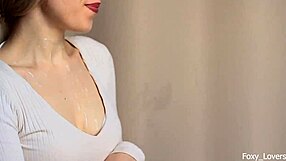 i ignored cute blonde neighbor and she took huge facial cumshot from monster cock