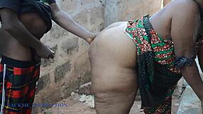 Mad bbw digs trash then takes missionary pounding from lonely guy