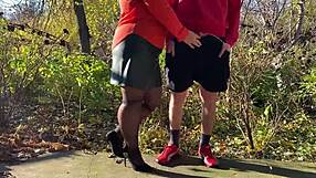 MOTHER-IN-LAW GRABS My DICK While I PEE Outside!