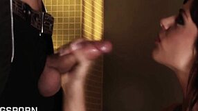 enjoying romantic sex with big tits brunette milf couple licking pussies