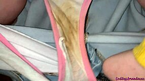 My Curvy Milf Body Sprays Hot Pee in Bathroom Toilet