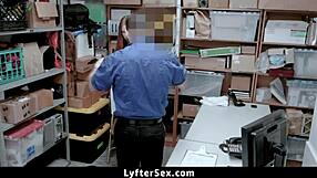 Pepper Hart Caught Stealing Bent Over Fucked Doggystyle in LP Office
