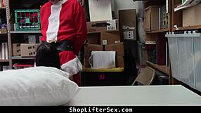 wanna see this latina shoplifter teen swallow after rough cop punishment?