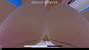 Fucking Roblox slut deep on beach with rough anal