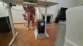 who knew a latina could fuck so hard during her work video call creampie incoming?