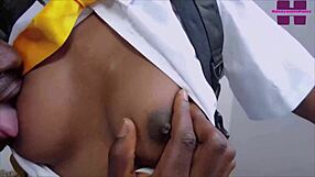 Would you share your student lover's ebony ass with a colleague like this?