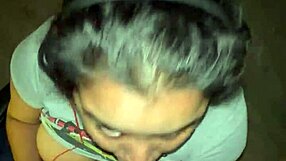hey you busted on her big tits face during homework blowjob cumshot