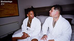 SHEILA ORTEGA SWALLOWS SNAKES BARCELONA'S MONSTER COCK DEEP!