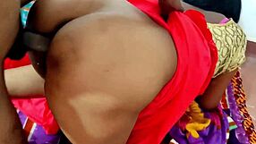 Busty college indian neha rani bends over bedroom bed for old man's hardcore doggystyle tit sucking