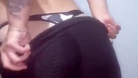 big ass in tight leggings