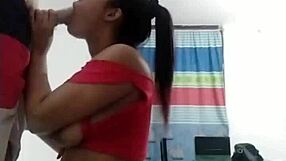Jogging Back to Suck Husband's Monster Cock Outdoors