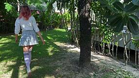 Neighbors CUTE TEEN BOUND IN STOCKINGS For Unexpected TICKLING MOANING Adventure!