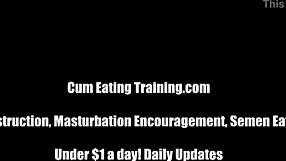 jerk off in front of me then eat your cum