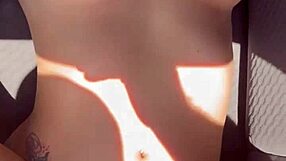 petite hooker with big tits rides cock cowgirl then bends for doggystyle ass cumshot