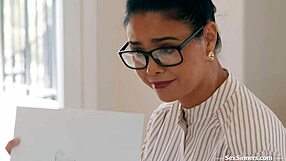 Desperate Teacher's Handjob Turns into Deepthroat Fuck for Young Student!