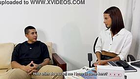 stranger therapy turns into rough bbc pounding skinny colombian aisha ferrari's tight pussy office creampie