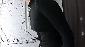 Which panties fit these two girls best in the fitting room?