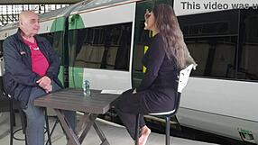 Preview Agarabas Kicks Olpr Big Balls in Public Train Game