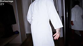 SHEILA ORTEGA SWALLOWS SNAKES BARCELONA'S MONSTER COCK DEEP!