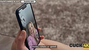 Excited wife cheats on husband by fucking his friends while he watches intently