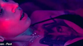 i worship her tiny feet as she tickles and dominates me completely