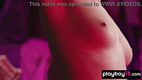 Adriana Chechik Rips Clothes to Flash Perfect Natural Tits on Car!