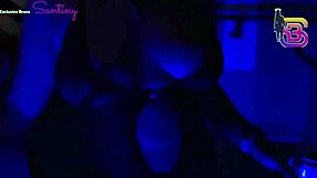 Wife Led by Collar to Massive Cock Gloryhole