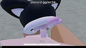 Fucking Roblox slut deep on beach with rough anal