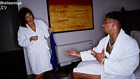 SHEILA ORTEGA SWALLOWS SNAKES BARCELONA'S MONSTER COCK DEEP!