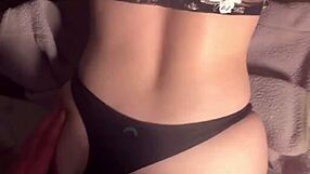 Does college slut cream hard on dick pounded on dining table?