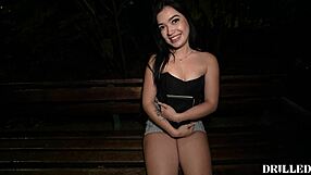 ever wonder how nighttime pickups lead to rough petite latina sex?