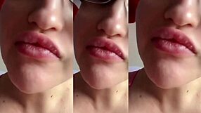 she chews loudly in glasses her huge tall frame indulging food fetish cravings