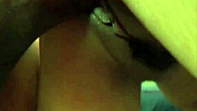 Young Ebony Shows Huge Nipples on Massive Tits Before Wild Nailings