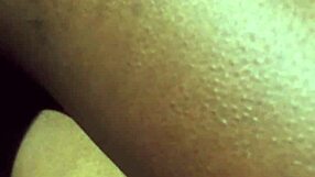 ebony skinny babe with puffy clit bent over doggystyle pussy ripped tight cum covered homemade